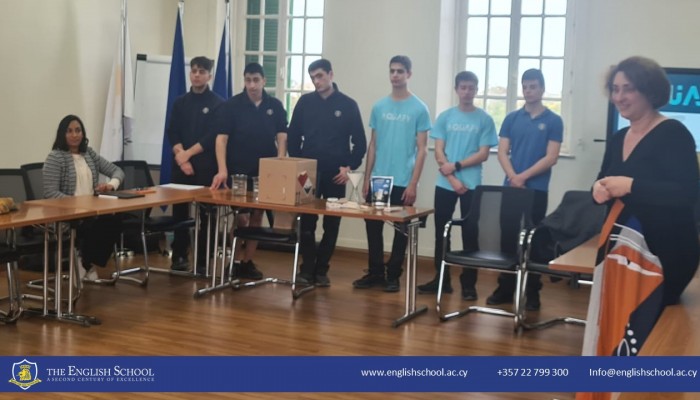 Aquafy Students Host A.G. Leventis Foundation President